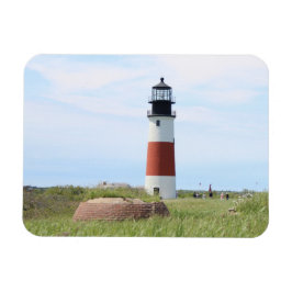 Sankaty Head Lighthouse, Nantucket MA Flex Magnet Magneet
