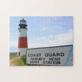 Sankaty Head Lighthouse Nantucket MA Jigzaag Puzzl Legpuzzel (Horizontaal)