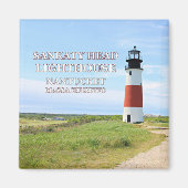 Sankaty Head Lighthouse, Nantucket MA Magnet (Voorkant)
