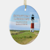 Sankaty Head Lighthouse, Nantucket MA Ornament (Rechts)