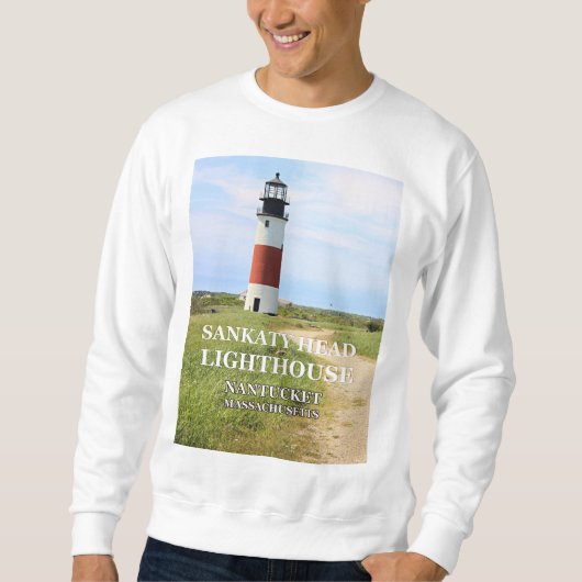 Sankaty Head Lighthouse, Nantucket MA Sweatshirt (Voorkant)