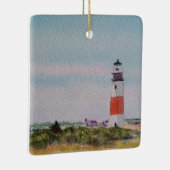 Sankaty Head Lighthouse-sieraad Keramisch Ornament (Rechts)