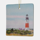Sankaty Head Lighthouse-sieraad Keramisch Ornament (Links)