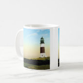 Sankaty Head Nantucket Lighthouse Painting Koffiemok (Voorkant links)