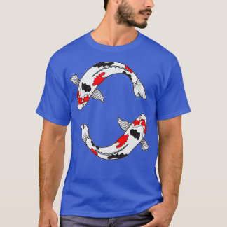 Sanke Koi Fish Design for Koi Pond Eigenaars T-shirt