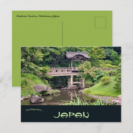 Sankeien Gardens Yokohama Japan. Briefkaart (Voorkant / Achterkant)