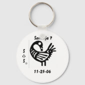 sankofa 7 sleutelhanger (Voorkant)