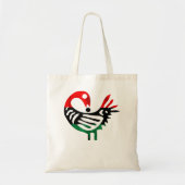 Sankofa African Bird Pan African Flag Pride Junete Tote Bag (Voorkant)