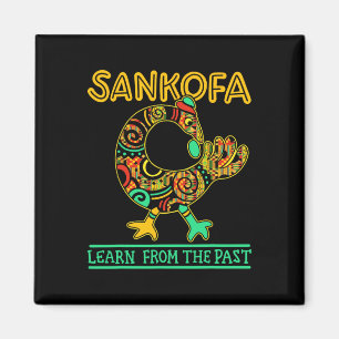 Sankofa Afrikaanse Vogel Black History Month Junet Magneet