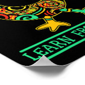 Sankofa Afrikaanse Vogel Black History Month Junet Poster (Hoek)