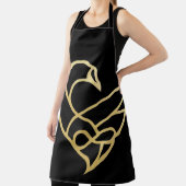 Sankofa-ascensie Sankofa-vogel Schort (Insitu)