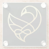Sankofa Ascension Sankofa Bird  Coasters Glazen Onderzetter (Achterkant)