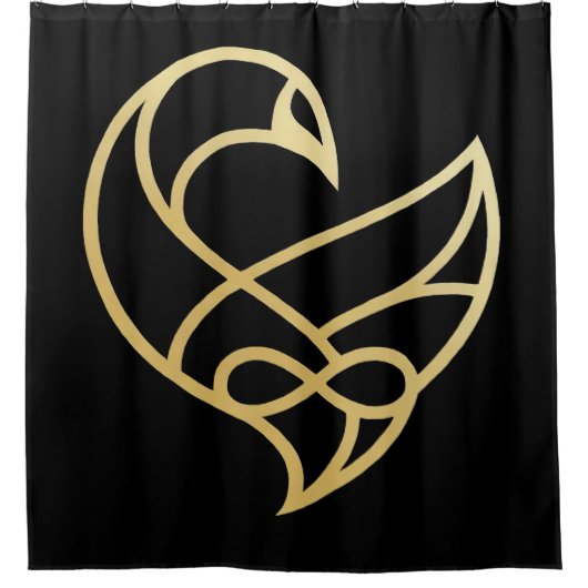 Sankofa Ascesikn Sankofa Vogel Douchegordijn (Voorkant)