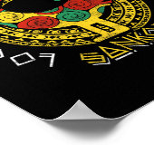 Sankofa Black History Month Adinkra Ghana Poster (Hoek)