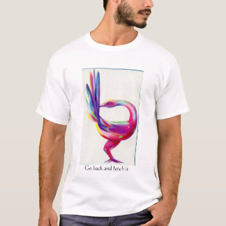 Sankofa, ga terug en haal het op t-shirt