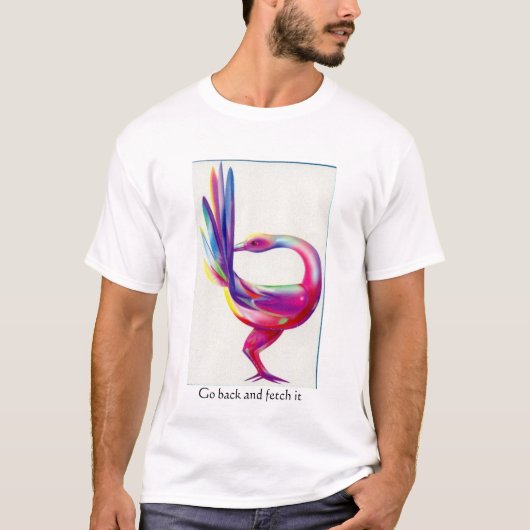 Sankofa, ga terug en haal het op t-shirt (Voorkant)