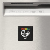 Sankofa Juneteenth Ghana Adinkra Symbool Sankofa Magneet (Insitu (Vaatwasser))