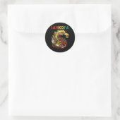 Sankofa Juneteenth Ghana Sankofa Symbool Adinkra Ronde Sticker (Tas)