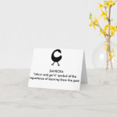 SANKOFA KAART (Gele Bloem)