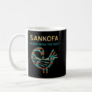 Sankofa leert van het voormalige Afrikaanse vogelz Koffiemok