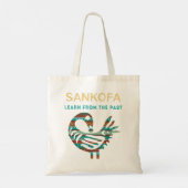 Sankofa leert van het voormalige Afrikaanse vogelz Tote Bag (Achterkant)