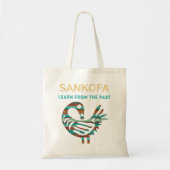 Sankofa leert van het voormalige Afrikaanse vogelz Tote Bag (Voorkant)