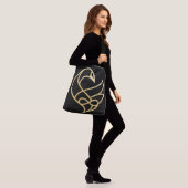 Sankofa Opstijging Sankofa Vogel Crossbody Tas (Op model)