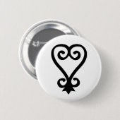 SANKOFA RONDE BUTTON 5,7 CM (Voorkant /achterkant)