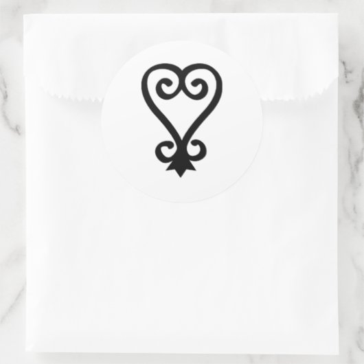 Sankofa Ronde Sticker (Tas)