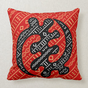 Sankofa Rood Kussen