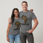 'Sankofa Spirit' viert zwarte erfenis, geschiedeni T-shirt (Unisex)