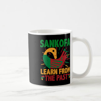 Sankofa-symbool en Adinkra Ghana voor zwarte gesch Koffiemok