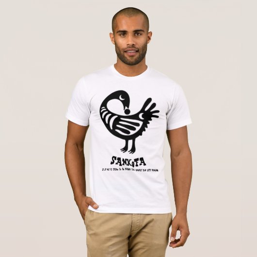 Sankofa T-shirt (Voorkant volledig)