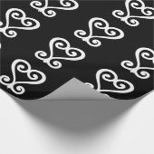 Sankofa | Terug en ophalen - Adinkra-symbool Cadeaupapier (Hoek)
