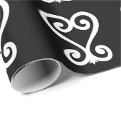 Sankofa | Terug en ophalen - Adinkra-symbool Cadeaupapier (Rol Hoek)