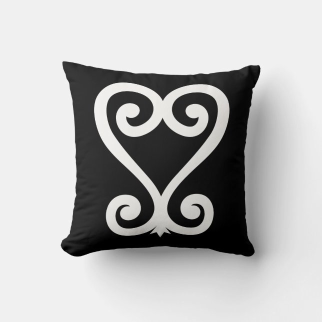Sankofa | Terug en ophalen - Adinkra-symbool Kussen (Voorkant)