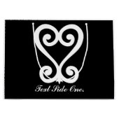 Sankofa | Terug en ophalen - Adinkra-symbool Large Cadeautasje (Voorkant)