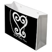 Sankofa | Terug en ophalen - Adinkra-symbool Large Cadeautasje (Voorkant Gekanteld)