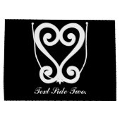 Sankofa | Terug en ophalen - Adinkra-symbool Large Cadeautasje (Achterkant)