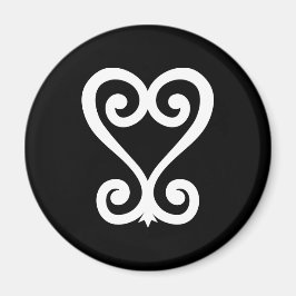 Sankofa | Terug en ophalen - Adinkra-symbool Magneet