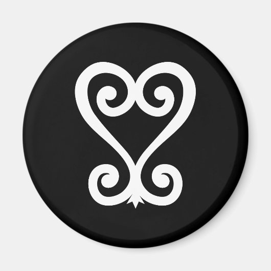 Sankofa | Terug en ophalen - Adinkra-symbool Magneet (Voorkant)