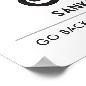 Sankofa | Terug en ophalen - Adinkra-symbool Poster (Hoek)