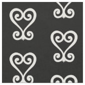 Sankofa | Terug en ophalen - Adinkra-symbool Stof (Close Up)