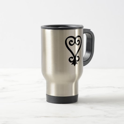 "Sankofa" Travel Mug Reisbeker (Voorkant rechts)