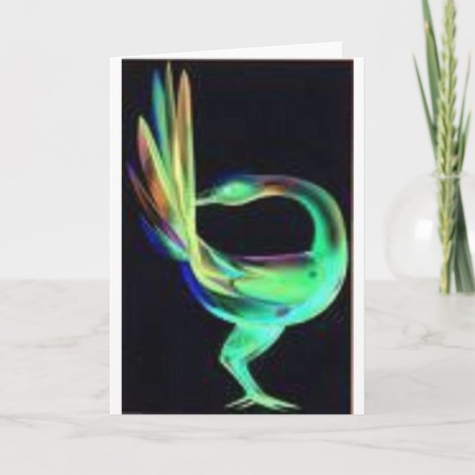 Sankofa-vogels Kaart (Voorkant)