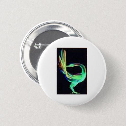 Sankofa-vogels Ronde Button 5,7 Cm (Voorkant /achterkant)