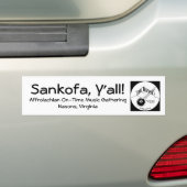 Sankofa, Y'all Bumpersticker (Op auto)