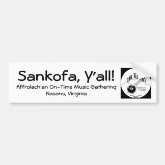 Sankofa, Y'all Bumpersticker