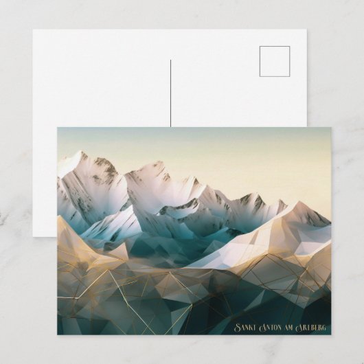 Sankt Anton am Arlberg Briefkaart (Voorkant / Achterkant)