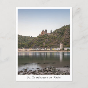 Sankt Goarshausen Duitsland Briefkaart